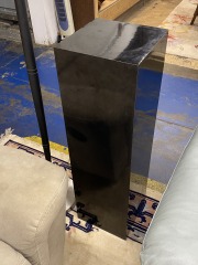 Black Obelisk Side Table