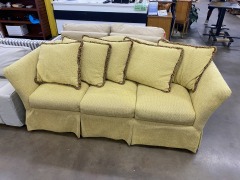 Sunshine Yellow Sofa