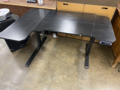Black Adjustable Desk