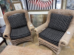 Wicker Arm Chair
