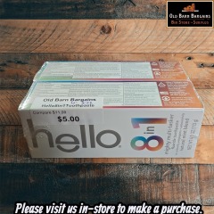 HELLO 8 in 1 toothpaste 2 count compare $11.99