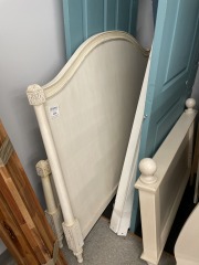 Ivory High End Queen Bed