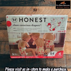 HONEST Diapers, Size 4 (22-37 lbs), 54 Count ($27.99)