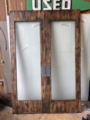 Double Pane Glass French Door Set 28\