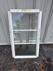 White Double Pane Window 19\
