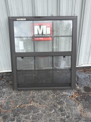 Black Sliding Aluminum Window