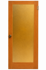 Wood-framed full-lite door