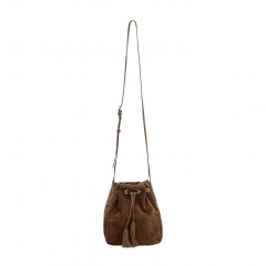 4129 O2 | ZARA Gathered Leather Mini Crossbody Bag