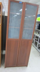 Tall Smoked Glass Bookcase (EACH)