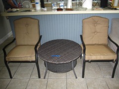 Table And 2 Chairs. Good Shape