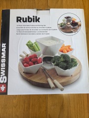 **Rubik 12-Piece Chocolate Fondue & Serving Set \u2013 Swissmar**