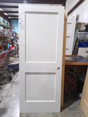 32 x 80 white \/solid door 3582