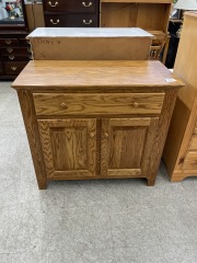 Oak Storage Cabinet