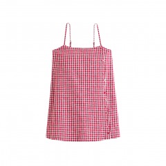 4159 P3 | ABERCROMBIE & FITCH Linen-Blend Button Skort