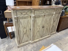 Hooker Furniture 4 Door 3 Drawer Credenza