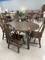 Simple Table 4 Chair Set