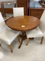 Round Wood Dining Table