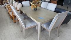 Dining Table w\/6 Chairs