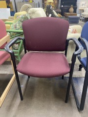 Berry Burgundy HON Armchair