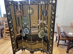 Asian 4-Panel Screen