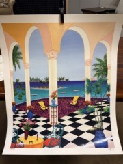 Online: D-Fanch, Francois Ledan, Patio over Tiny Island-Art