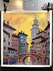 Online: D-Anatole Krasnyansky, Venis Yellow Sunset Art