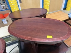 OVAL COFFEE TABLE