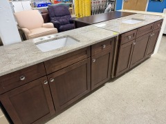 VANITY BASE W STONE