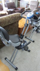 'Xterra' Foldable 3-in-1 or semi-recumbent stationary exercise bike