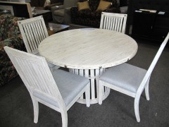 Table And 4 Chairs.
