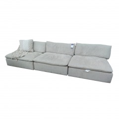 Arhaus Furniture 3pc Armless Sofa