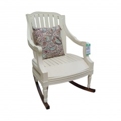 Volunteer Made Cream Rocking Chair