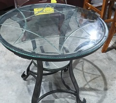 Glass top coffee table 3594