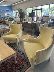 Yellow Ethan Allen Chair