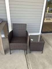 Outdoor Chair and Table