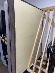 Slim Brown Queen Boxspring