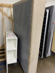 Tan Full Boxspring