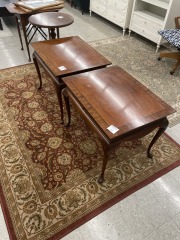 Burlwood End Table