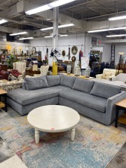West Elm Grey L-Shaped Sectional