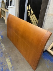 Modern Sleigh King Hanging Headboard