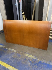 Modern Sleigh Queen Hanging Headboard