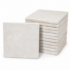 White Square Ceramic Field Tile
