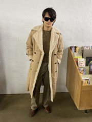 Great Jones Tan Sherpa Lined Coat Size S