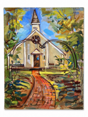Rosalind Nordli Chapel Oil Painting