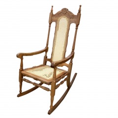 Vintage Cane Rocking Chair