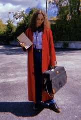 Rose Red Talbots Size 4 Trench Coat