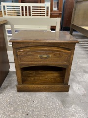 Vintage Wood Nightstand