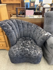 Grey Asymetrical Armchair