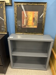 Blue\/Grey Bookshelf