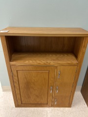 Oak Bathroom Shelf